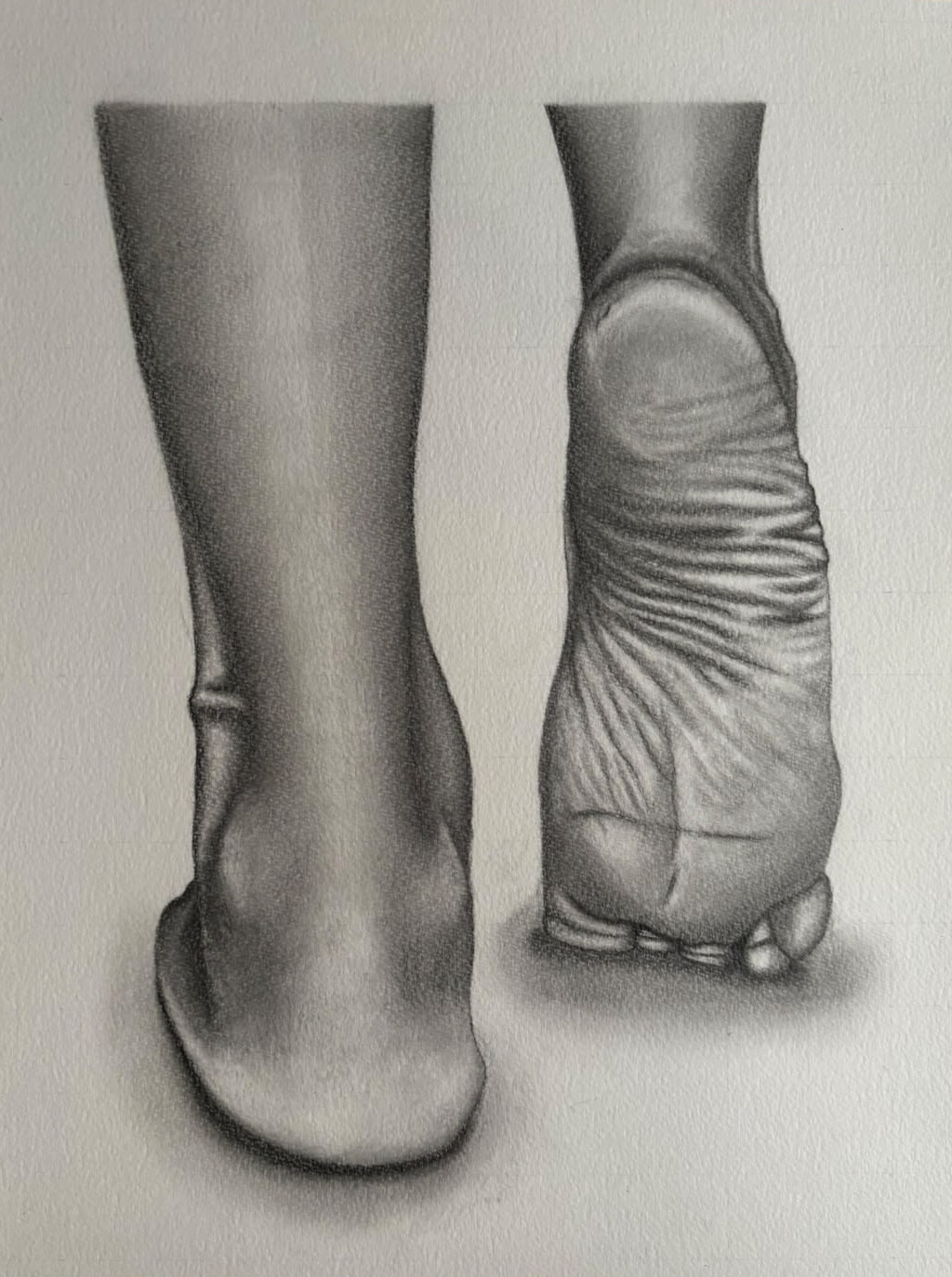 A Journey, graphite on paper by Suman Kumari